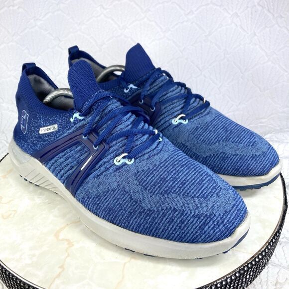 FootJoy Golf Shoes Men 11.5 Blue Hyperflex Breathable Comfort Waterproof Sneaker - Picture 2 of 11